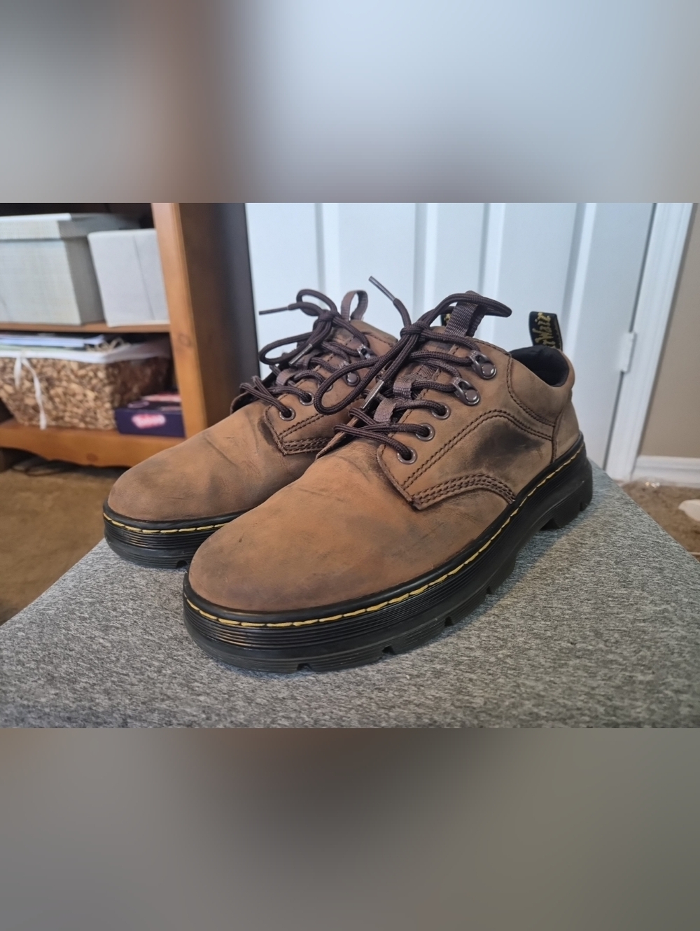 Unisex Dr. Martens Reeder Utility "BROWN" (LA004) Shoes Sz. 9 (Men)/10 (Women)